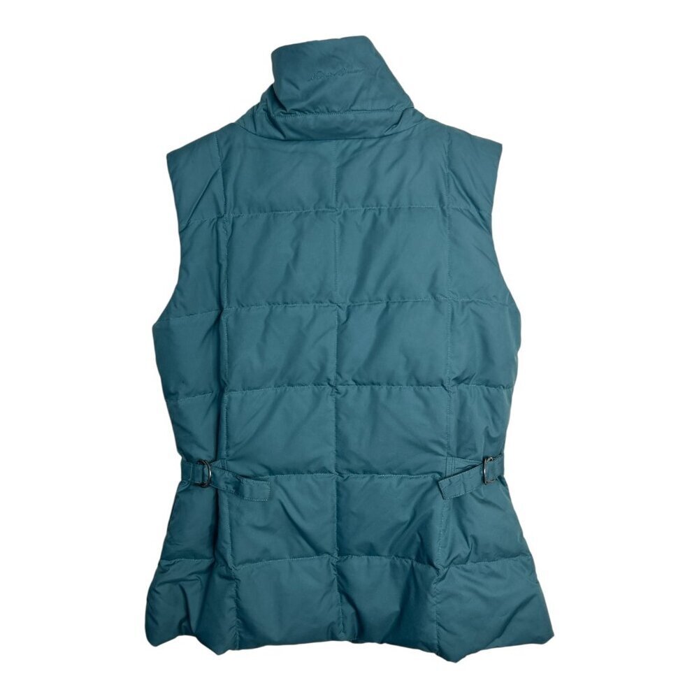 Eddie Bauer EB700 Premium Goose Down Full Zip‎ Puffer Vest Women's Size SP Green - Picture 2 of 12